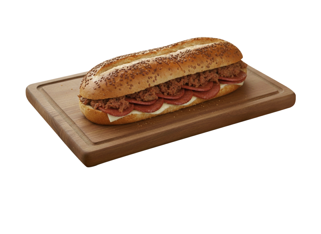 kavurmalı sucuklu kaşarlı tost