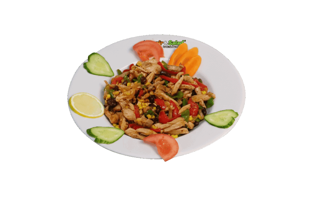 tavuklu meksika salata