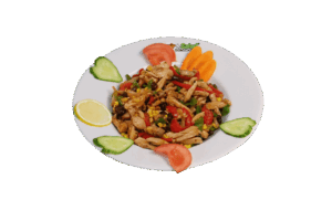 tavuklu meksika salata